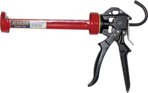 Newborn 250 Super Smooth Rod Revolving Frame Caulk Gun, 1/10 Gallon