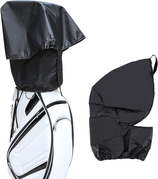 Golf Bag Rain Hood Waterproof Golf Bag Rain Cover for Golf Club Bags Fit Almost All Golfbags or Carry Cart