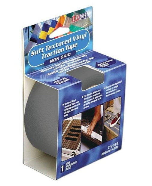 Incom RE3954 Anti-Slip Traction Tape, Gray, 2" W x 15&#039; L