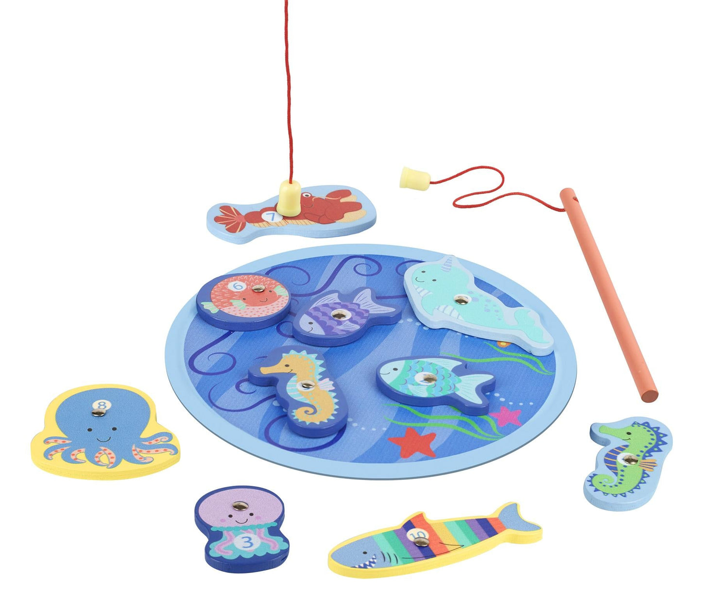 Orange Tree Toys Magnetic Fishing Game