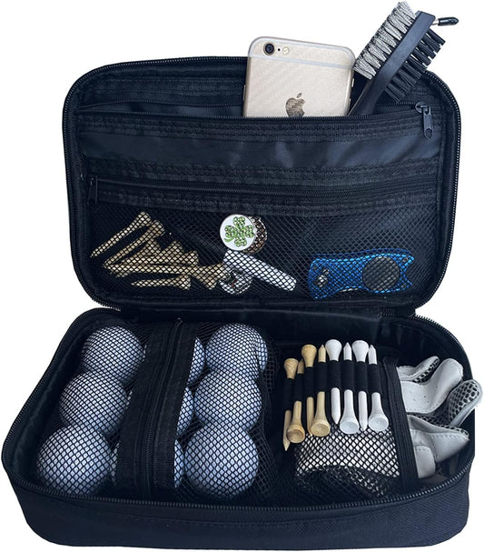 Golf Ball Bag Pouch,Golf Accessory Bag,Golf Accessories for Men,Golf Bag Organizer,Golf valuables Pouch
