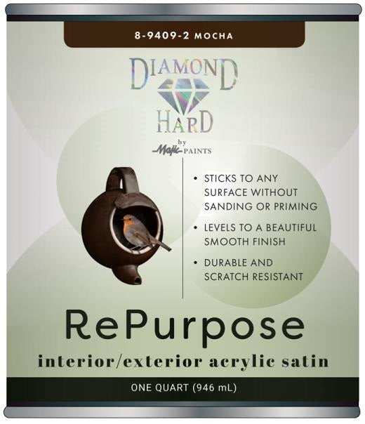 Majic 8-9409-2 Diamond Hard Repurpose Enamel Paint, 1 Quart