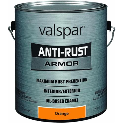 Valspar 044.0021837.007 Anti-Rust Armor, Safety Orange, 1Gallon