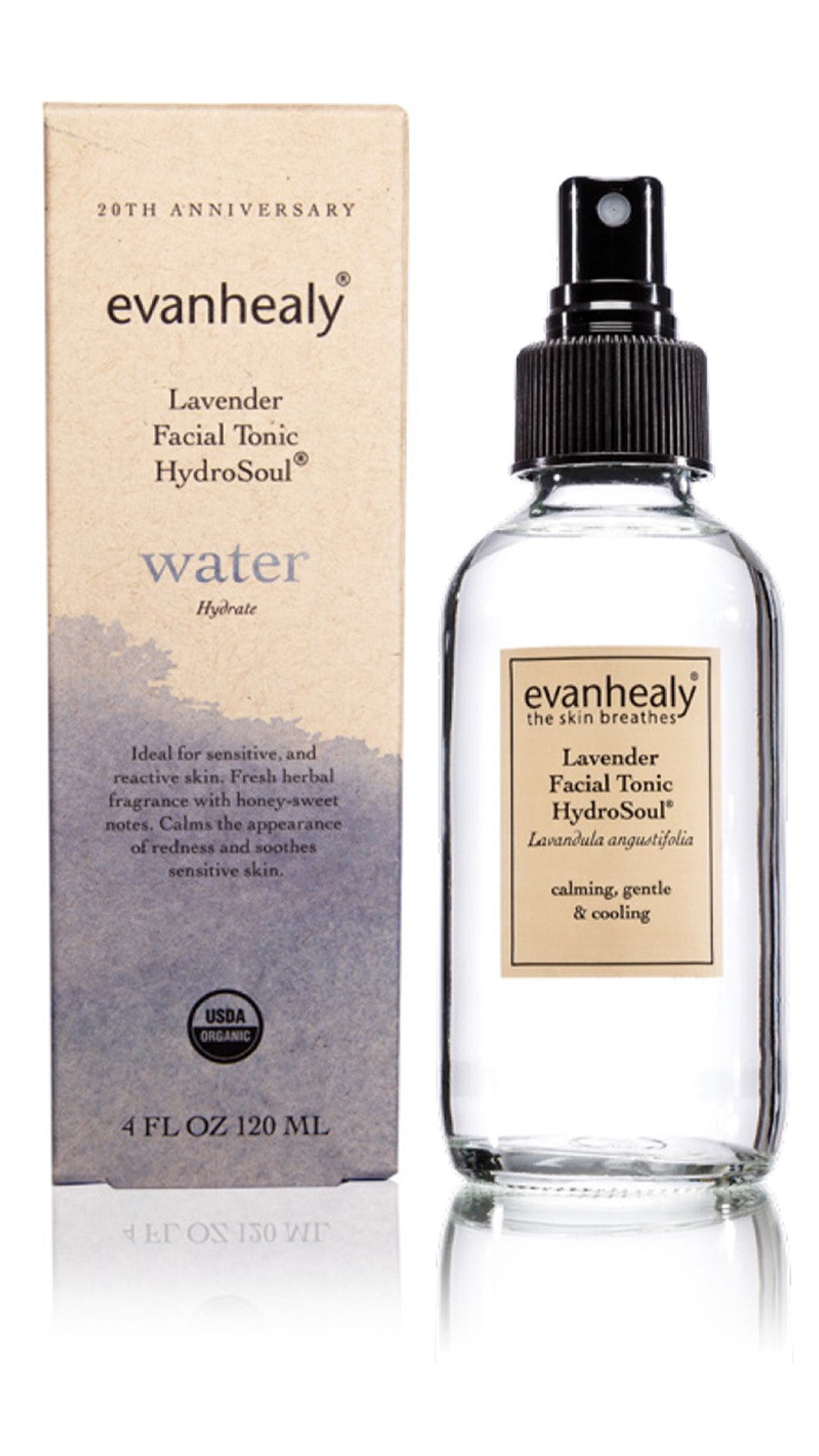 Evanhealy - Facial Tonic, Hydrosoul, Lavender, 4 oz