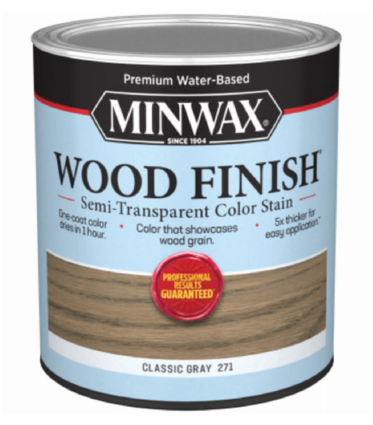 Minwax 108200000 Water-Based Wood Finish Semi-Transparent Interior Stain, 1 Quart