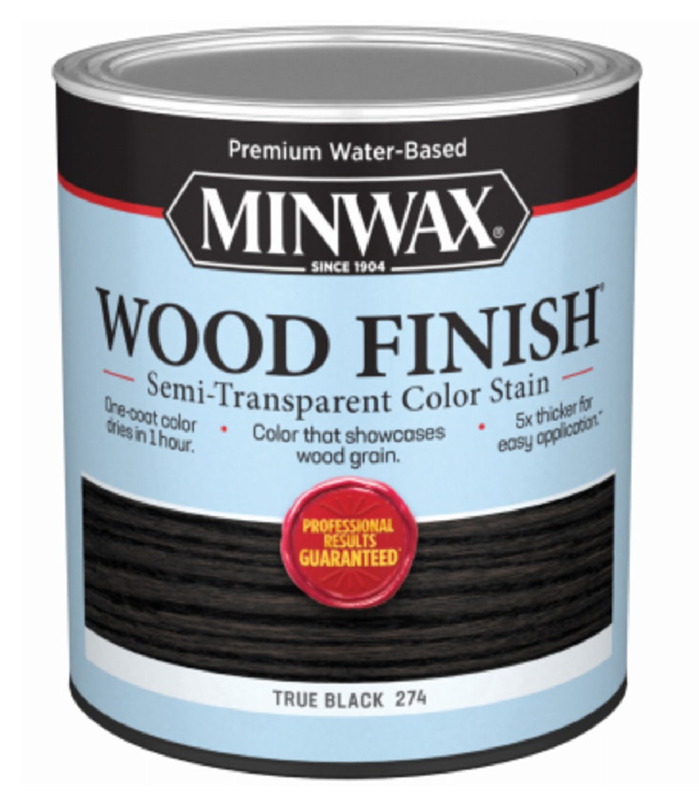 Minwax 108500000 Water-Based Wood Finish Semi-Transparent Interior Stain, 1 Quart