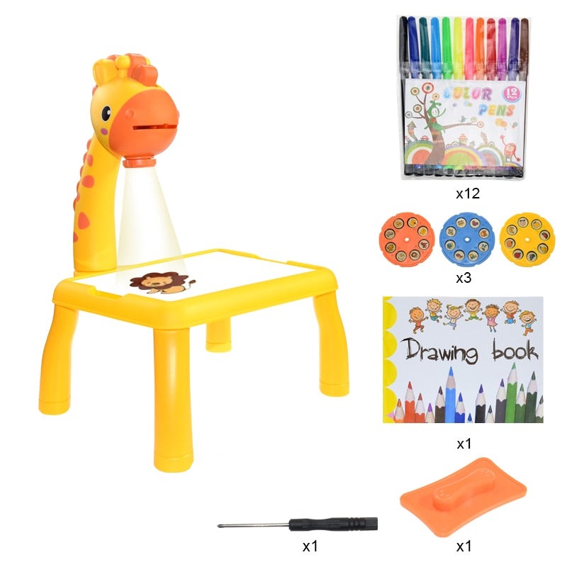 Children LED Projection Learning Drawing Board - JCEE Shop
