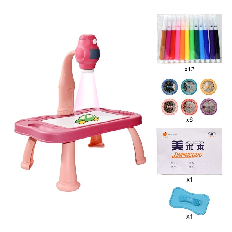 Children LED Projection Learning Drawing Board - JCEE Shop