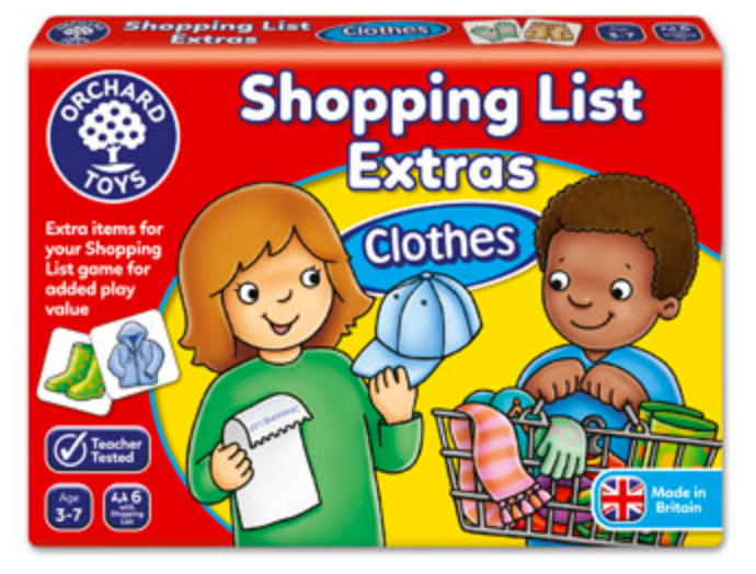 Orchard Toys Shopping List Extras Clothes