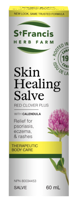 St. Francis - Skin Healing Salve - 60ml (formerly Red Clover Plus Salve)