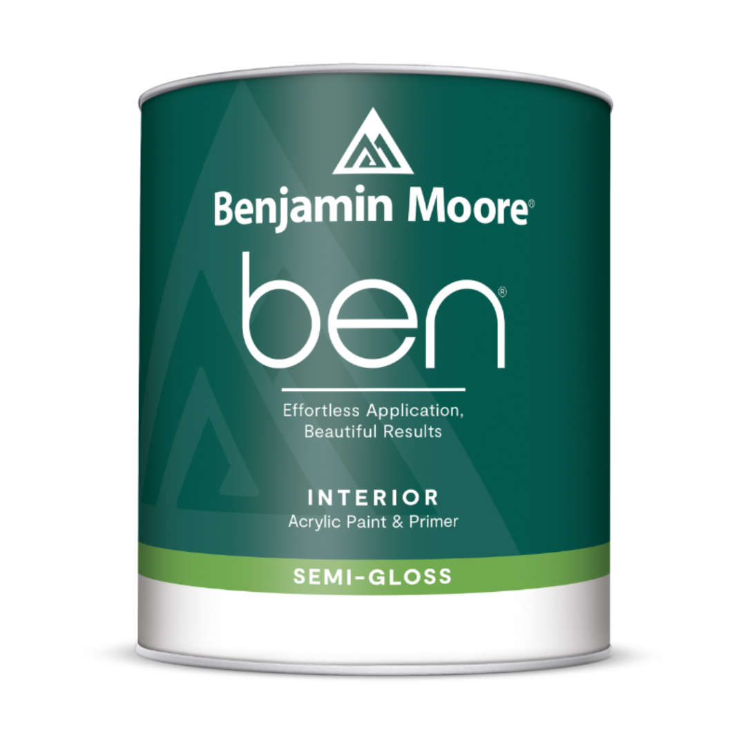 Benjamin Moore Ben Semi Gloss Interior Paint N627 Quart