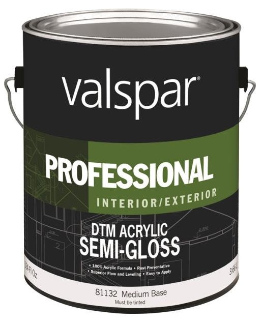 Valspar 81132 Professional Interior/Exterior Acrylic Paint, 1 Gallon