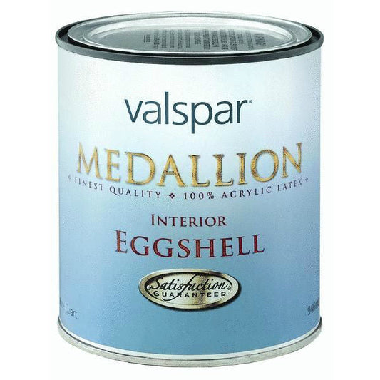 Valspar 027.0004400.007 Interior Eggshell Latex Low Sheen Paint, Quart
