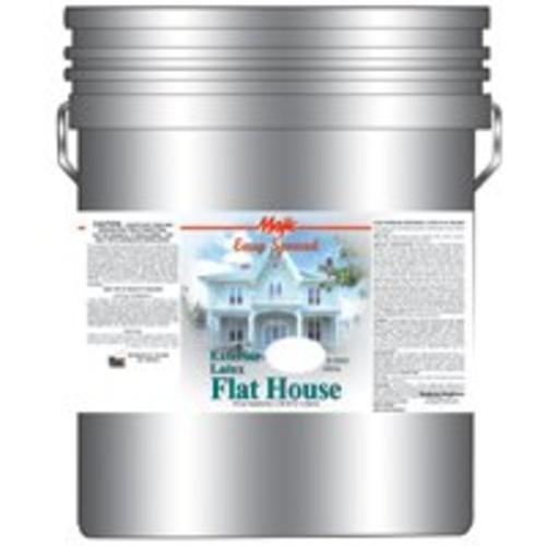 Majic 8-2000-5 Exterior Latex Flat House Paint, White