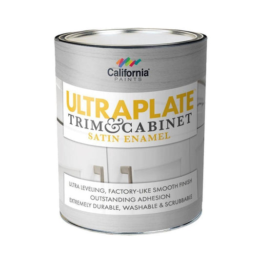 California Paints 52911-4 Ultraplate Trim And Cabinet Paint, 1 Quart