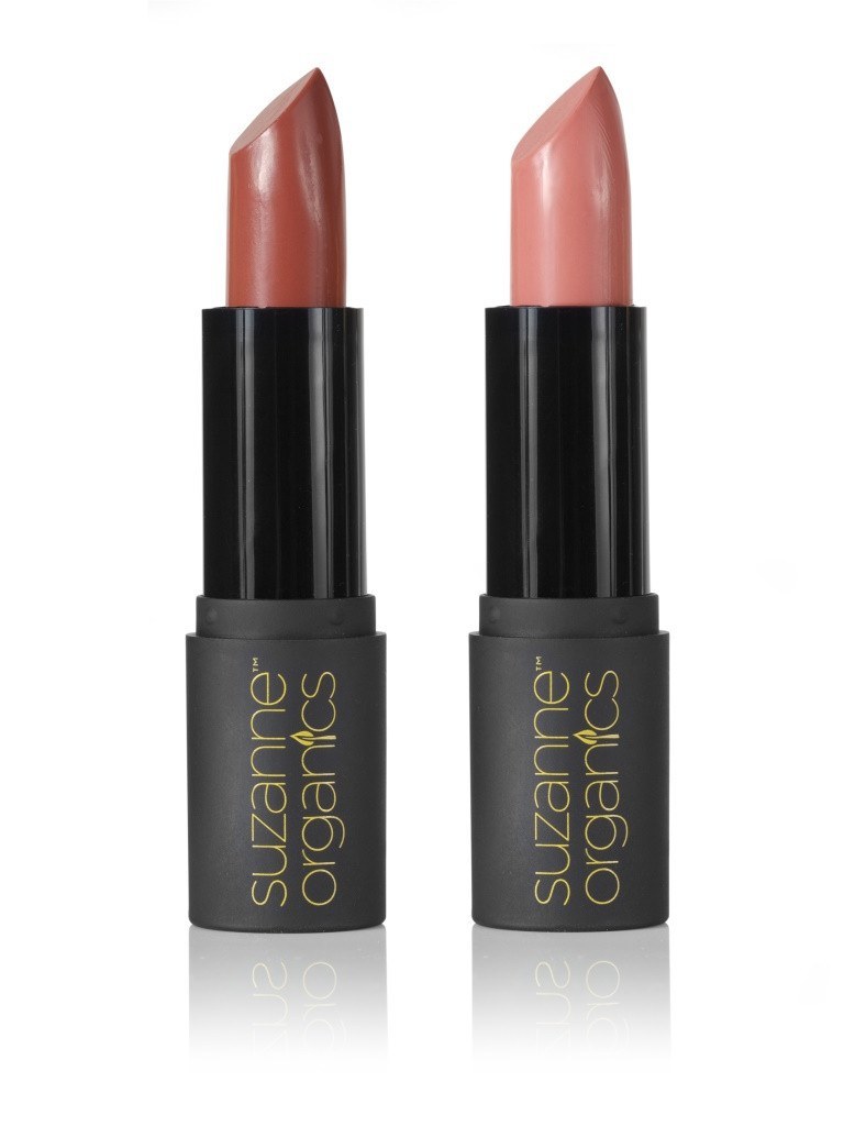 SUZANNE Organics Sheer Satin Lipstick & Natural Blushing Powder Set (5 Options)