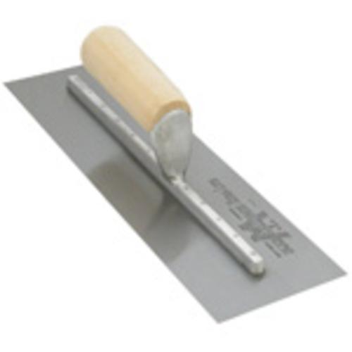Marshalltown MX62 Finishing Trowel 12"x4", Straight Wood Handle