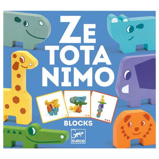 Djeco Ze Totanimo Wooden Animal Stacking Game