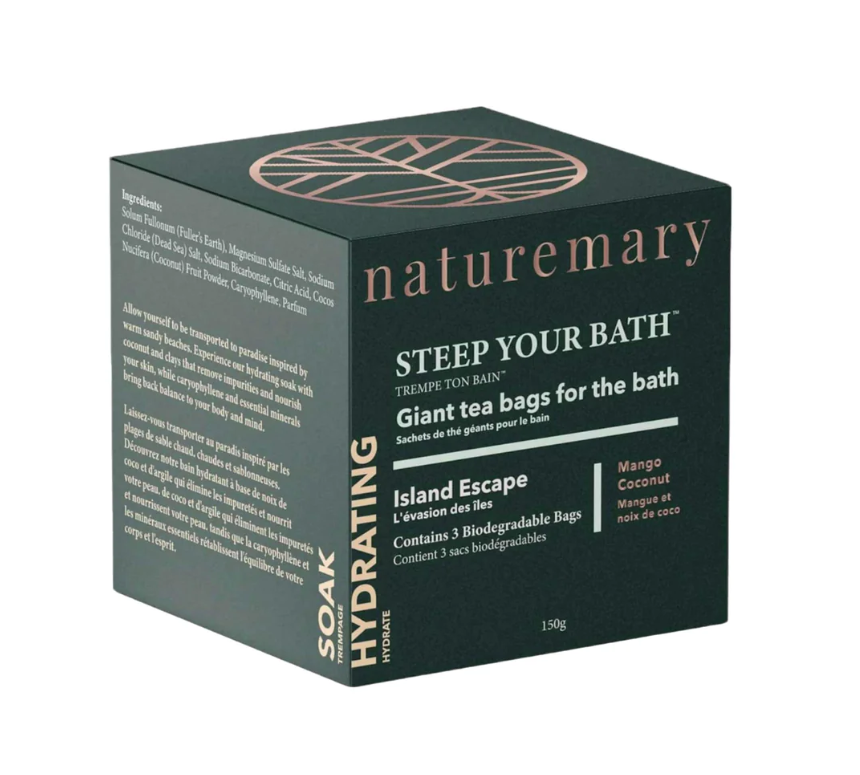 Naturemary - Bath Tea Bags - Island Escape, 150 g