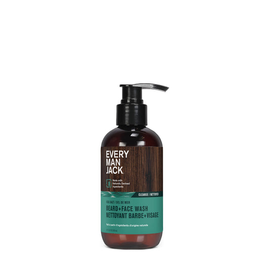 Every Man Jack - Beard + Face Wash - Sea Salt, 200 mL