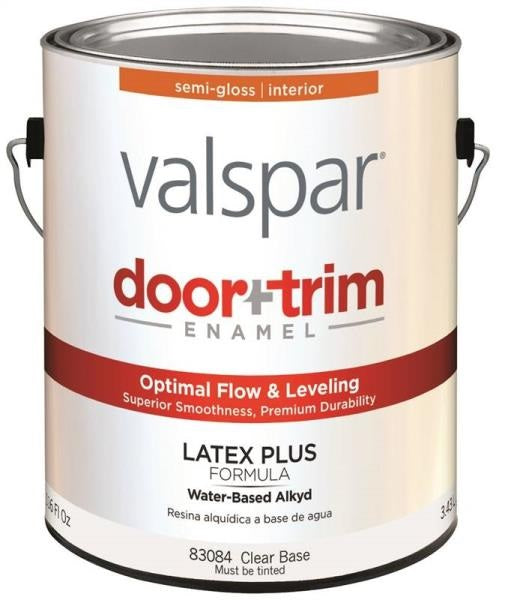 Valspar 83084 Door & Trim Enamel, Clear Base, 1 Gallon
