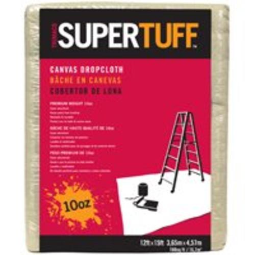 Trimaco 51123 Canvas Drop Cloth 12 x 15&#039; 10Oz,