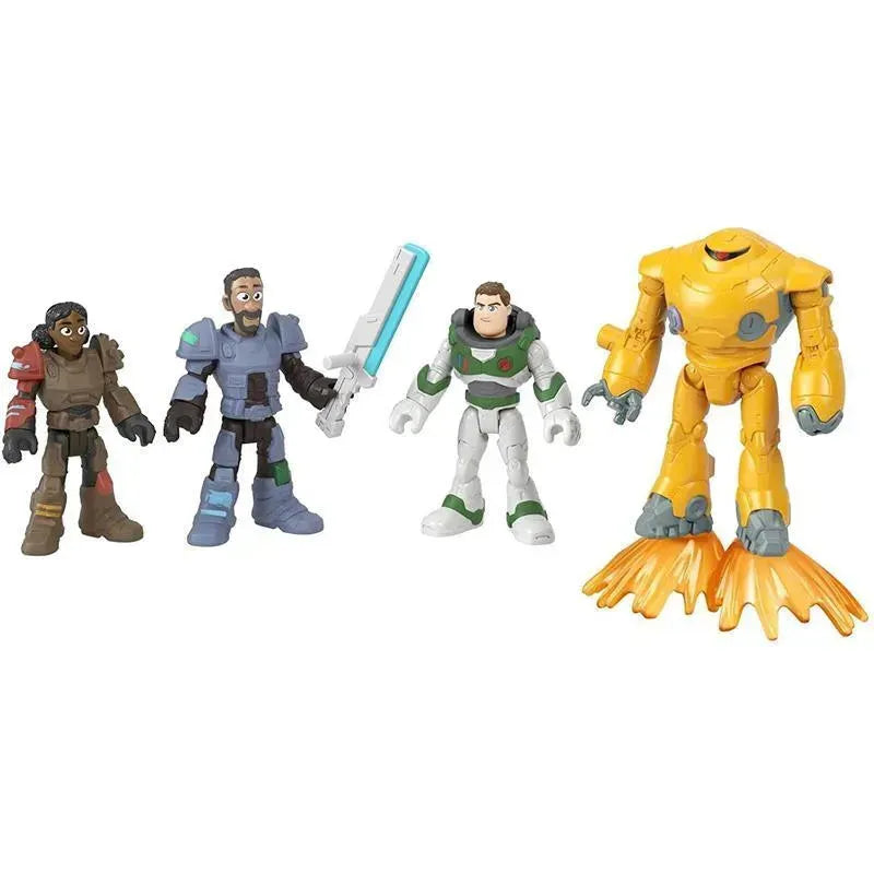 Fisher-Price - 4Pk Imaginext Disney Pixar Lightyear Jr. Zap Patrol Figures