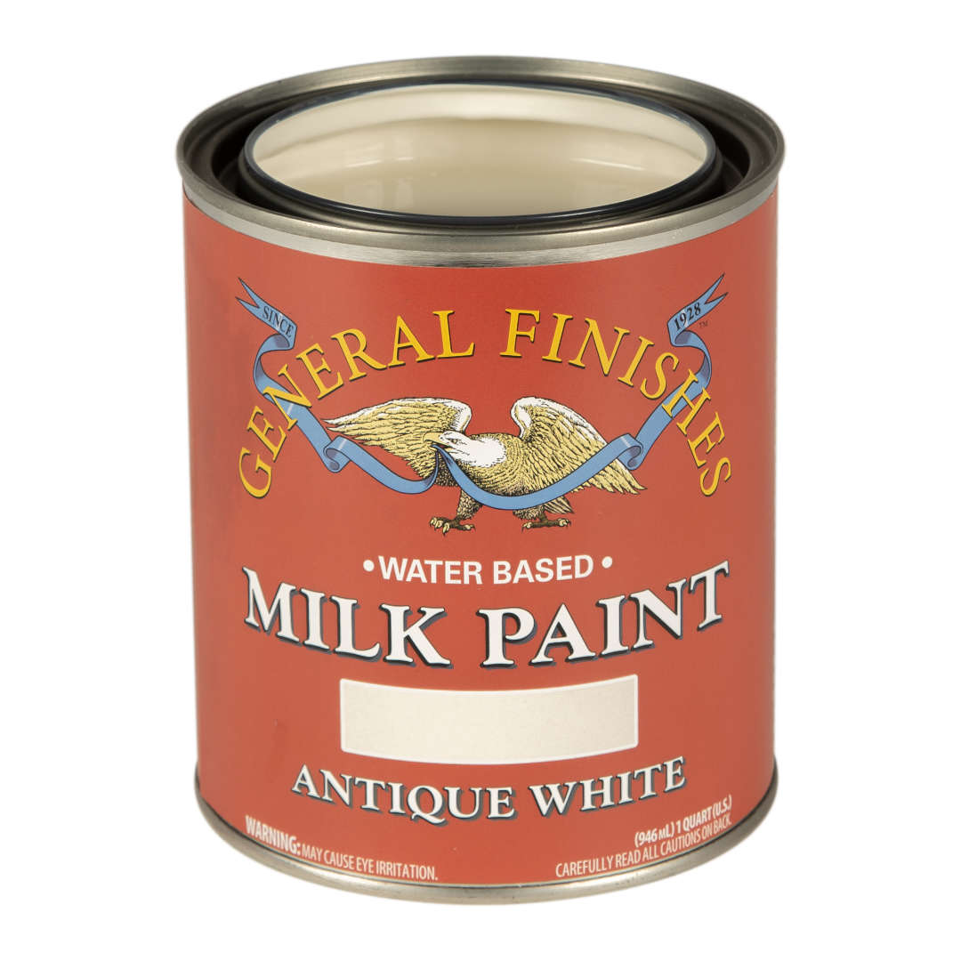 General Finishes Milk Paint Antique White Quart