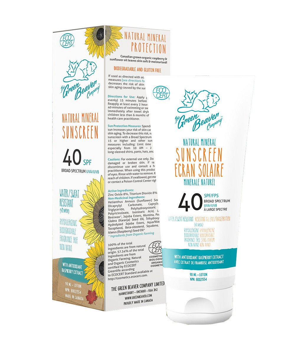 Green Beaver - Adult Sunscreen - SPF40, 90ml