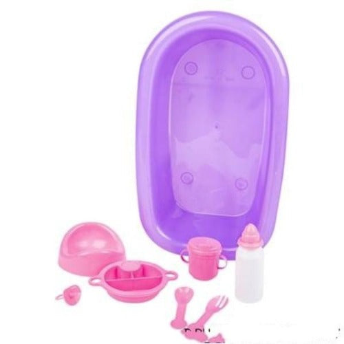 15.25" Baby Bath Playset