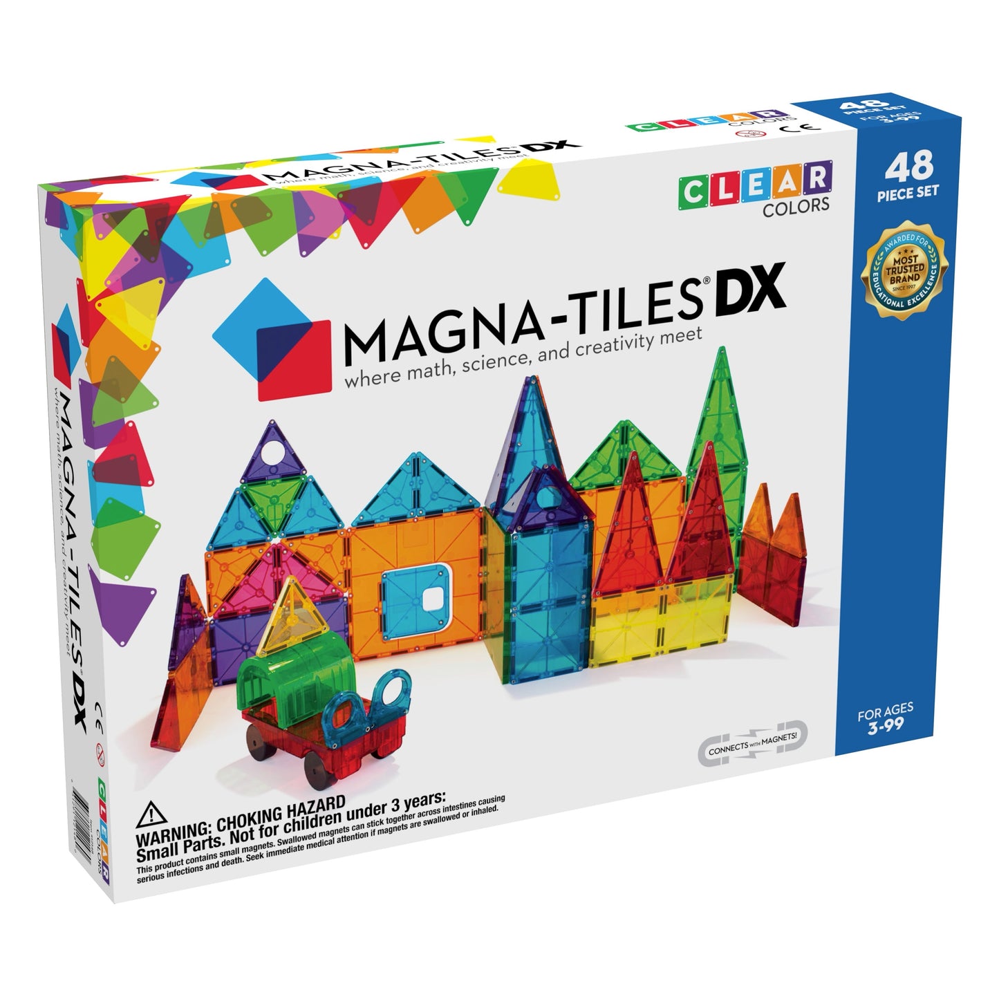 Magna-Tiles Deluxe 48-Piece Set