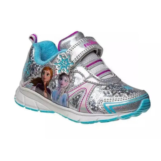 Josmo - Baby Girl Frozen Sneaker, Silver Blue