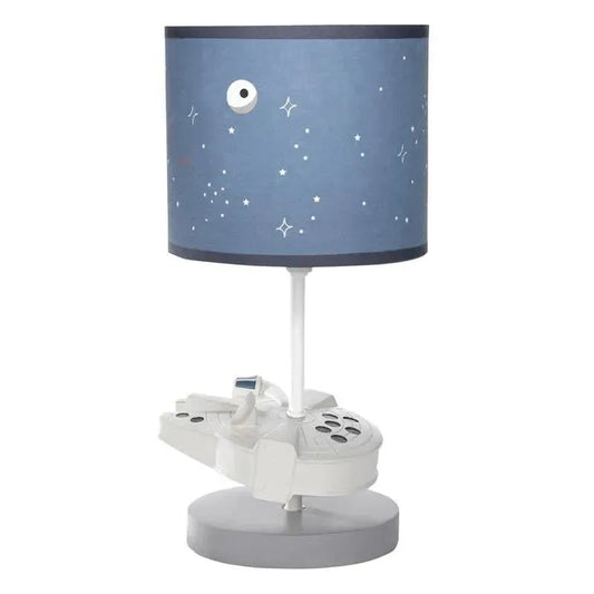 Lambs & Ivy - Lamp With Shade & Bulb, Stars Wars Millennium Falcon