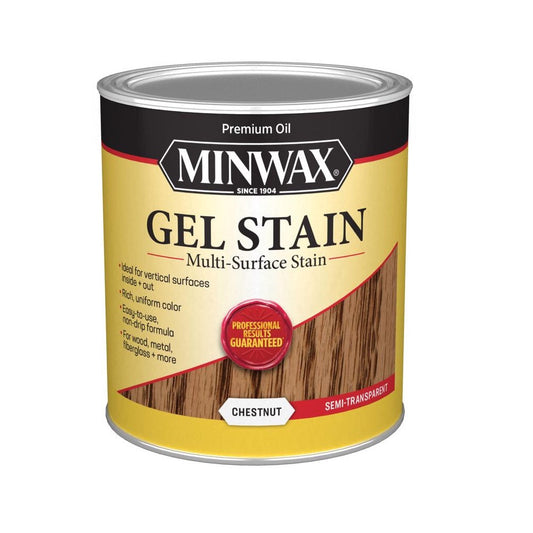 Minwax 66010000 Semi-Transparent Gel Stain, 1 Quart