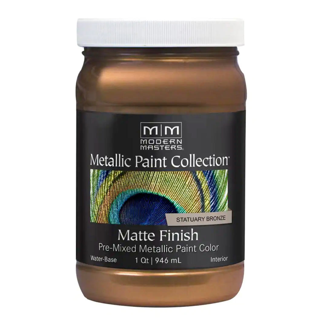 Modern Masters Matte Metallic Paint 32oz Statuary Bronze MM190