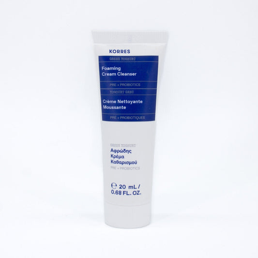 Korres Greek Yoghurt Foaming Cream Cleanser 3-Pack Travel Size 0.68 Fl Oz