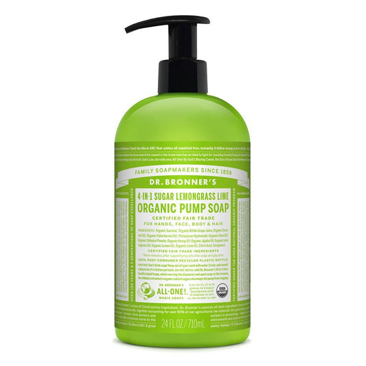 Dr. Bronner's - Pump Soap - Lemongrass Lime, 710ml
