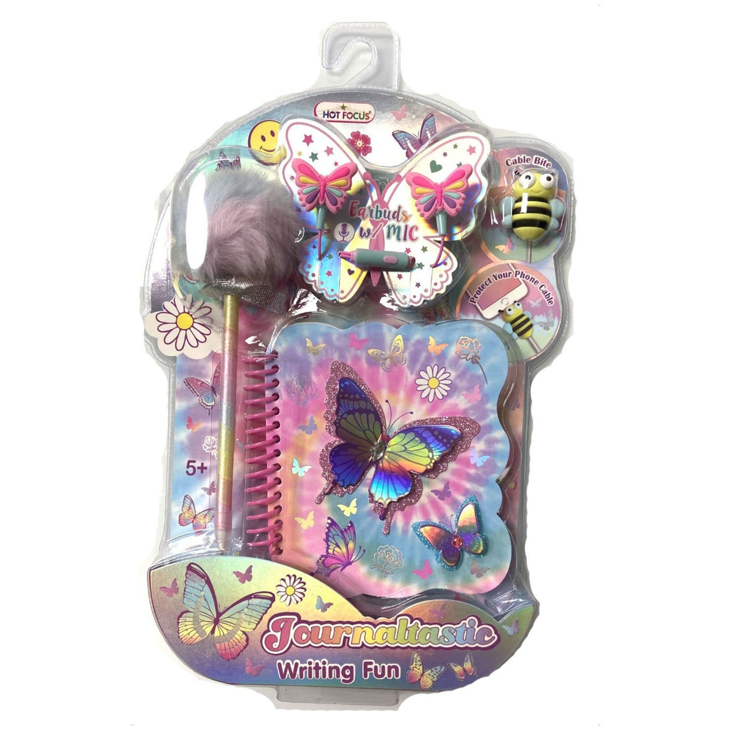 Hot Focus Tie Dye Butterfly Journalistic Writing Fun Set
